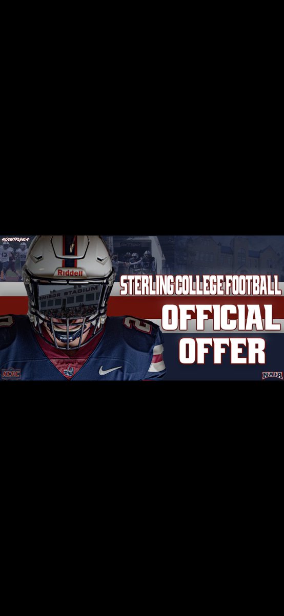 stbmannytakes's tweet photo. #AGTG To Receive my 5th offer from Sterling college @CoachMaly_77 @Coachsmothers16 https://t.co/d5r0qfKdYv