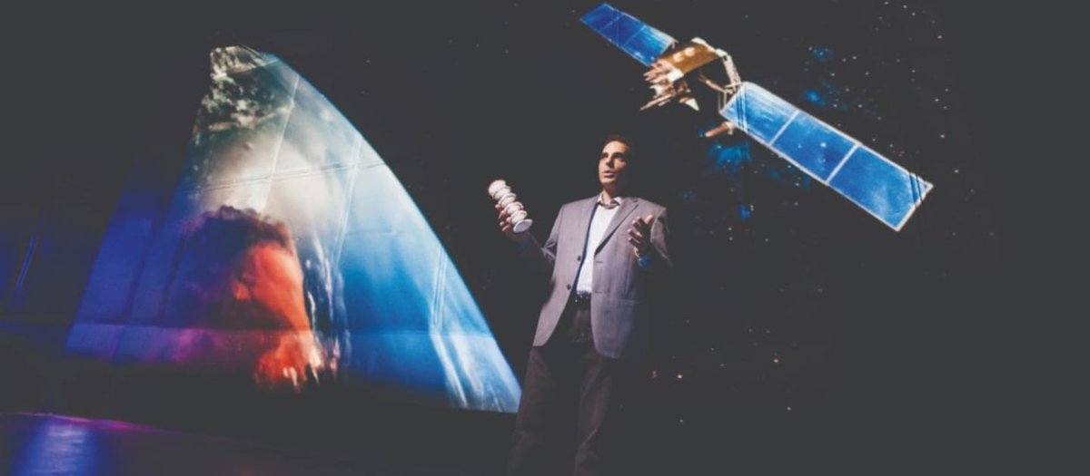 AFOSR's tweet photo. LIVE now: Professor Stavros Georgakopoulos @FIU shares his #AFOSR_HBCU and Special Programs success story as an inventor of foldable origami antenna systems at https://t.co/UvzEJjrP5k. @FIU_CEC @AFResearchLab #BasicResearch #AFOSRBoldResearch #STEMPathway https://t.co/jrogvExRAD