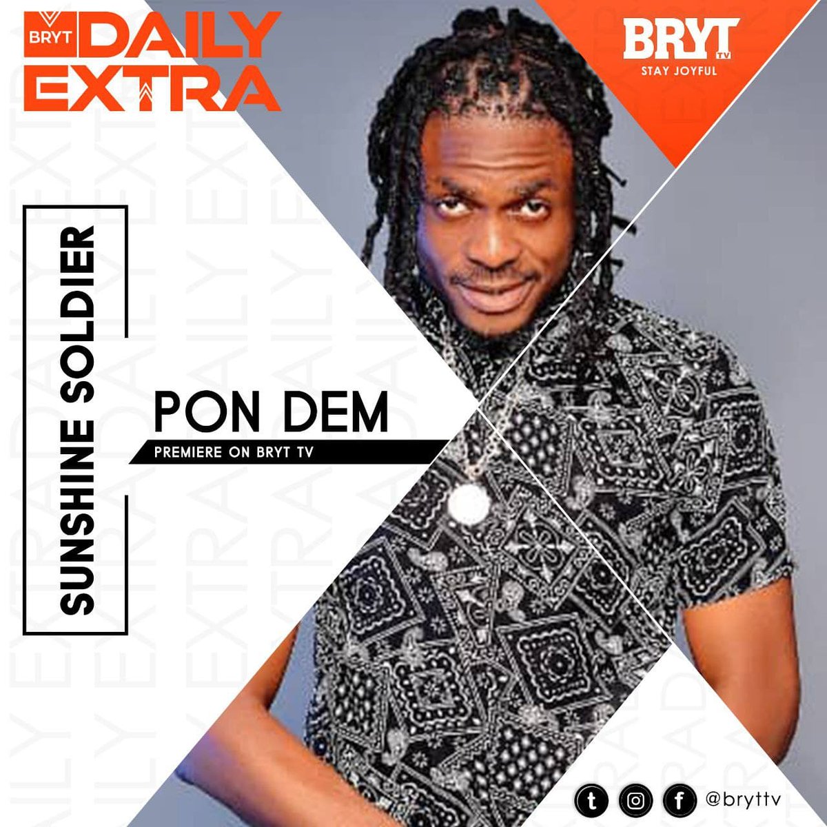 sunshine_solja's tweet photo. We are premiering on @bryttv today.
#PonDem⚡️ https://t.co/T6gIrkn9ZI