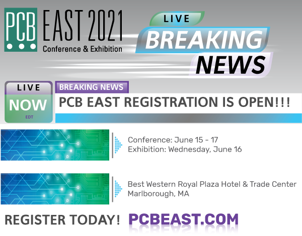 pcb_east's tweet photo. Registration is now open!  https://t.co/ureeMEAm5d https://t.co/31Vd0N6wtb
