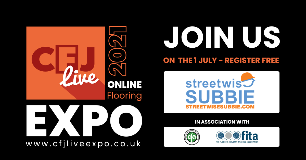 StreetwiseSubbie will be live at CFJLiveExpo 1st July.
Catch us between 2 & 7pm when we’ll be talking #variations #retentions #latepayment & #constructionsafety. bit.ly/3jRLA3F
#cfj #cfjliveexpo #contractflooring #contractualadvice #constructionsafety #StreetwiseTribe