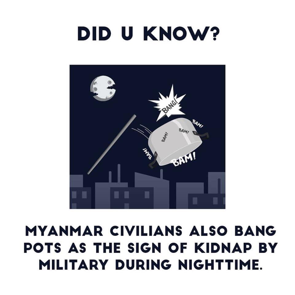 Did You Know??? 

Artwork by Han Kii
Ideas &amp; facts - Ar Kar, Han Min, Hsu Thet, Chaw Yin &amp; Amelia Saw

INHUMAN MILITARY

#Feb16Coup 
#WhatsHappeningInMyanmar