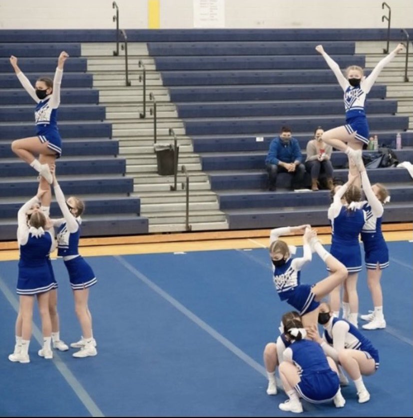 Had an amazing weekend watching Shumate Competitive Cheer walk away with 2 first place titles! Their coach Kayla Wise has put in countless hours to make this team be their very best! My baby is the one up in the air! Can’t wait to watch them compete again! #GSDPride @KaylaWise17