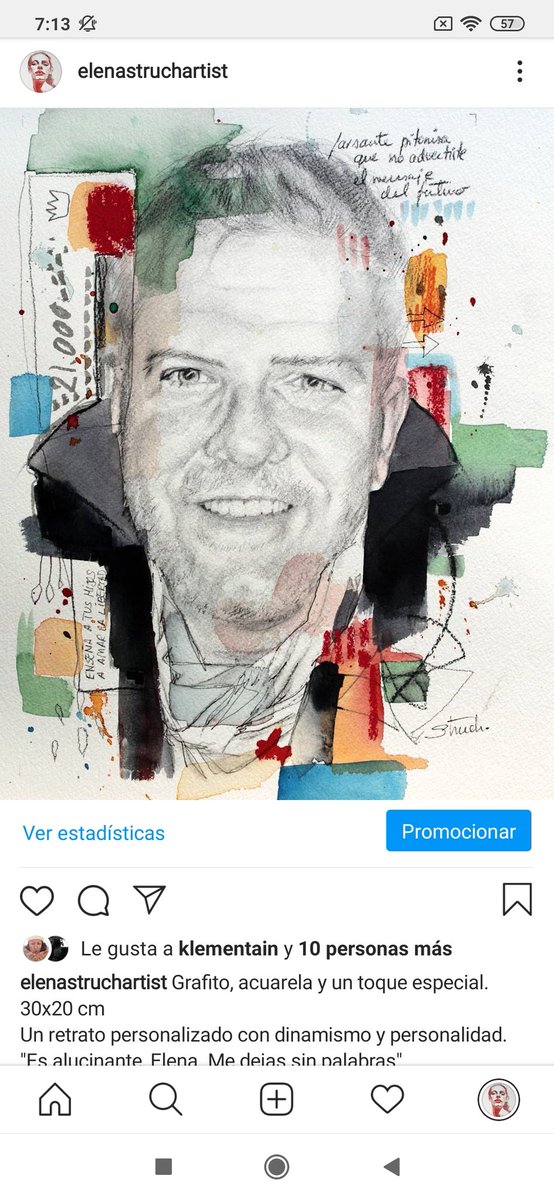 ElenaStruch's tweet photo. Retrato contemporáneo con grafito,  acuarela y tinta china. 40x30 cm.
.
.
#retrato #retratocontemporaneo #abstractart #portrait #retrato #watercolor #acuarelas #elenastruch https://t.co/fDVGwlgpCP