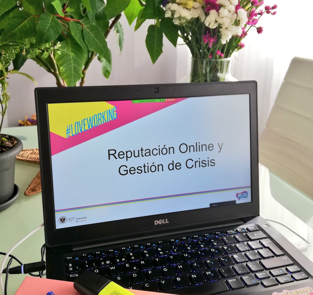 RaquelGFletcher's tweet photo. Todo listo!! Hoy volvemos al #modoprofe para hablar de #ReputaciónOnline y gestión de crisis con los alumnos de @MasterMOSM. Deseando conoceros e intercambiar experiencias!! 👌🤓🔝 https://t.co/Kkao7HLuaW