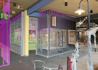BIMCubedInc's tweet photo. Look at these image fades! We helped a custom decorative metal fabrication company w/ BIM coordination, shop drawings &amp; fabrication drawings at a tech company HQ. 

#bim #bimcoordination #revit #navisworks #bimcoordinator #construction #metaldesign #technology #architecture https://t.co/hkDefd2QVv