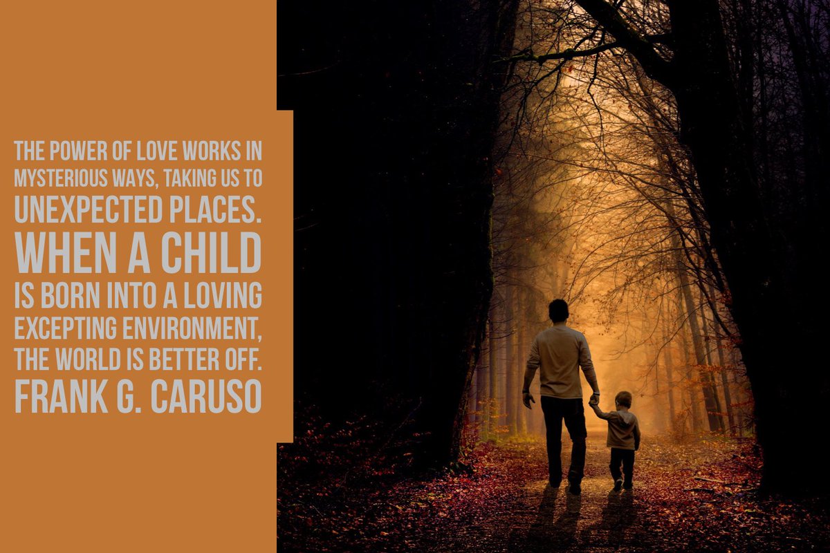 frankgcaruso's tweet image. The power of #Love works in mysterious ways, taking us to unexpected places. When a #child is born into a loving #excepting environment, the world is better off.
#FrankGCaruso