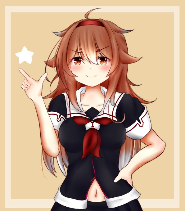 いっちばん☆ #艦これ #白露(艦隊これくしょん) https://t.co/Pucq6uRAlO 