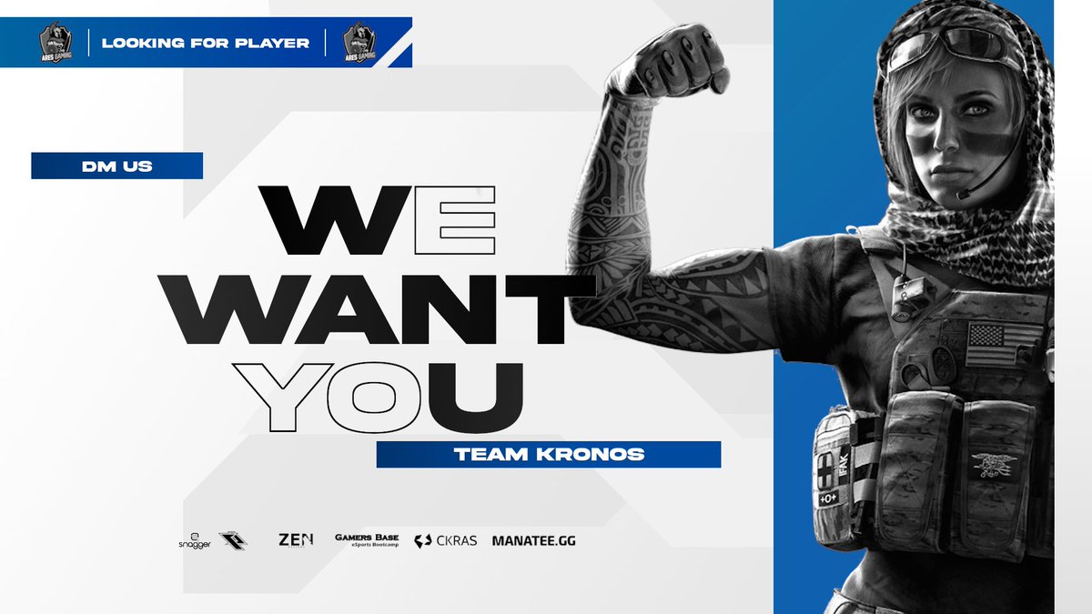 🚨LFP🚨

Unser junges, aber dennoch hoch motiviertes Team #Kronos sucht nach einem/r neuen Spieler/in😎

- Entry Fragger
- 18+
- Teamfähig, Kritikfähig
- Langfristige Ziele
- 4-5 mal pro Woche Training
- T4-T3

Interesse? ➡️ ares-gaming.de/mitglied-werden🔥

#AhuAres  #R6S ⚔️🛡️