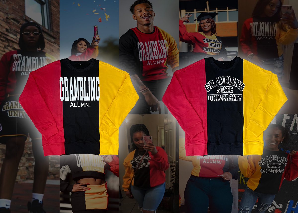 #CustomerFavorites are NOW AVAILABLE and ready to ship! LAST CHANCE TO BUY UNTIL THE FALL. ***Licensed with Grambling State University*** 

ONLY in sizes S-XL

GSU Alumni 3-Tone Crewneck Sweatshirt
Traditional GSU 3-Tone Crewneck Sweatshirt 

DM to order 📲
#GramFam