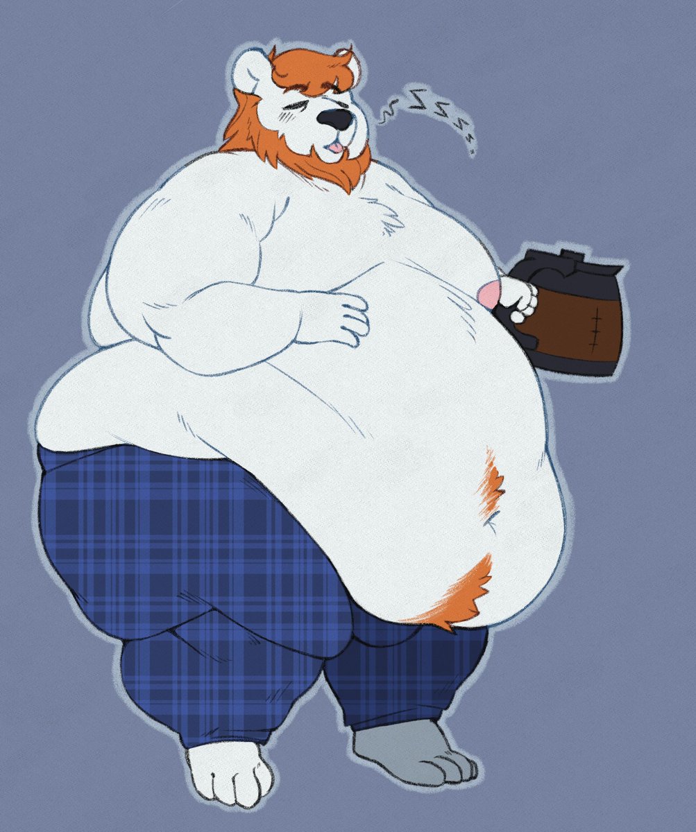 @RoundRams the amount of detail you put into fat and folds is so unique and distinct, art that you make I can instantly identify as yours! (i'll also be an egotist and claim one of my favorite pictures was one of your commissions of my sona~ one of the first pieces I ever got of Tiik!)