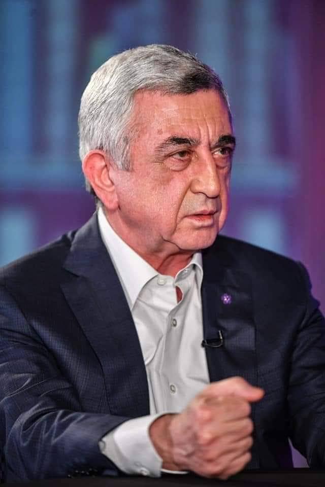 Armenia's third president and national hero Serzh Sargsyan gave an exclusive interview to  @ArmNews_TV which was aired yesterday and today. Many people have already referred to the interview as a masterclass in diplomacy and politics where Sargsyan outlined why to do what when.