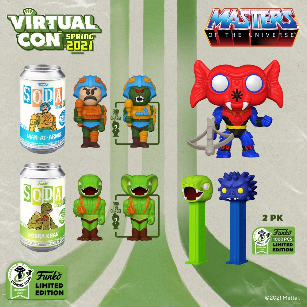 Funko Eccc 2021: Masters Of The Universe : funkopop