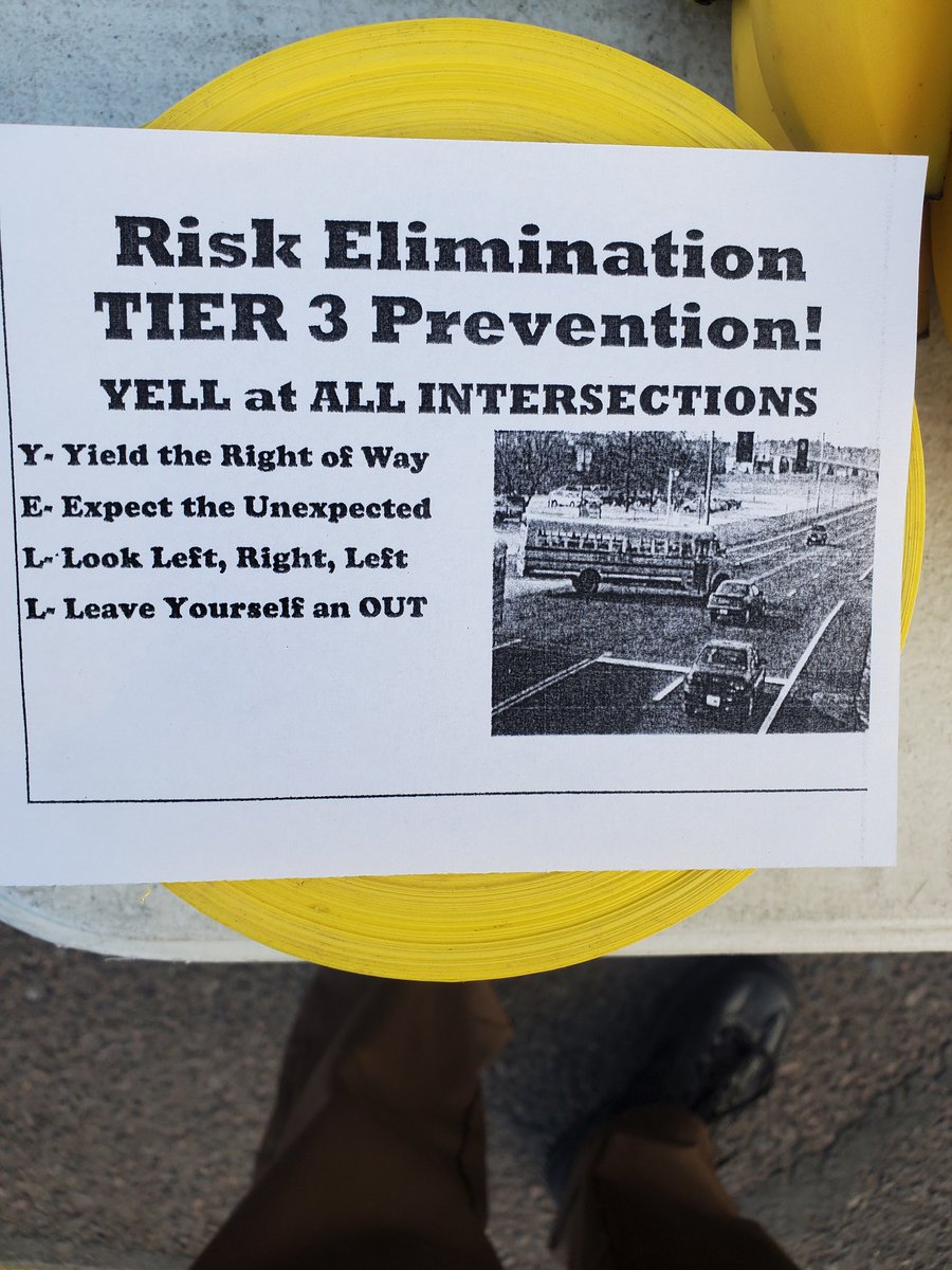 Engaging our Professional Drivers in Tempe today on the importance of yielding the right of way to avoid Tier III crashes. Constant reminders help us reduce crashes and other incidents.