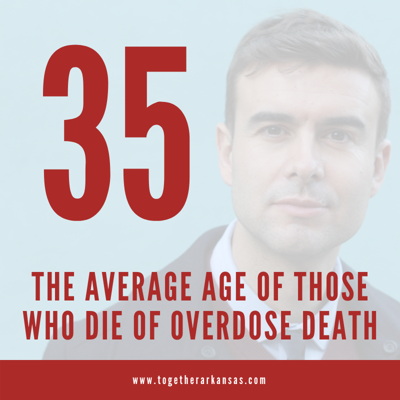 TogetherARK's tweet photo. Drug overdoses shorten people's lives by 3 decades. Together we can end the opioid epidemic. Find resources on our website https://t.co/wiQCYnM3oX #TogetherAR https://t.co/QGtUjYBbIg