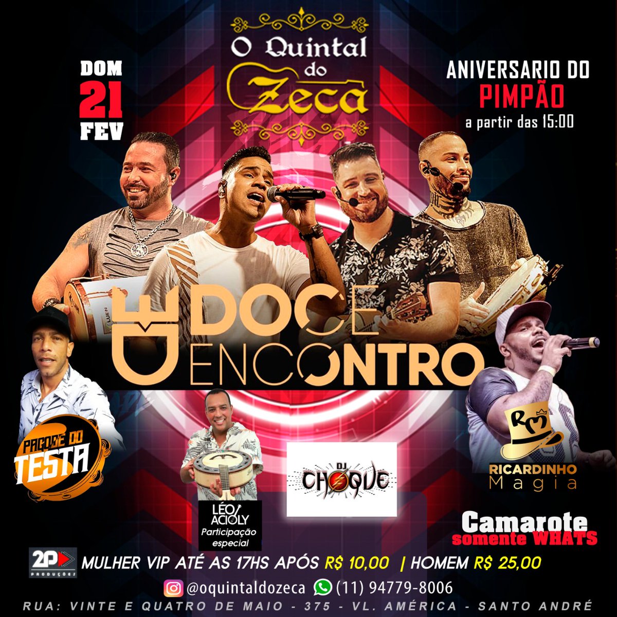 Leonardo_Acioly's tweet image. 🗣 Alô Santo André SP domingo estarei no Aniversário do Pimpão no bar O Quintal do Zeca! Informações WhatsApp (11) 94779 8006
°•°•°•°•
#sambaepagode #sambaécultura #pagodesaudade #anos90 #nostalgia #trechosdepagodes #opagodeiro #issoepagodeoficial #sambaromantico #samba
