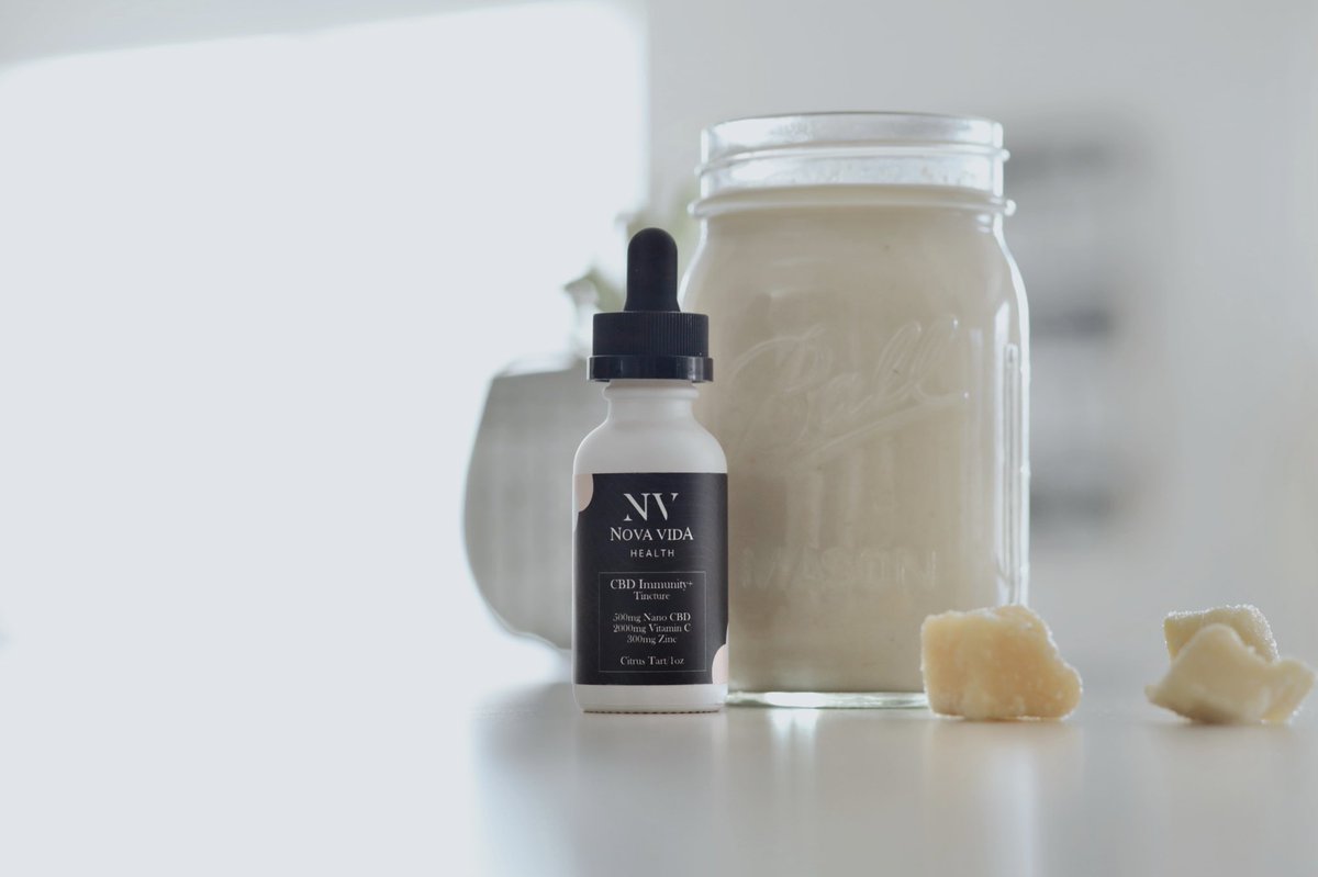 NovaVidaHealth's tweet photo. This months blend is one of our favorites! 

Frozen mangoes. 

That’s it. 

Add 1 cup frozen mangoes, 2 cups almond milk, and a full tincture of our Citrus Tart CBD
Two words: Feel. Good. https://t.co/4OQWPizeR0