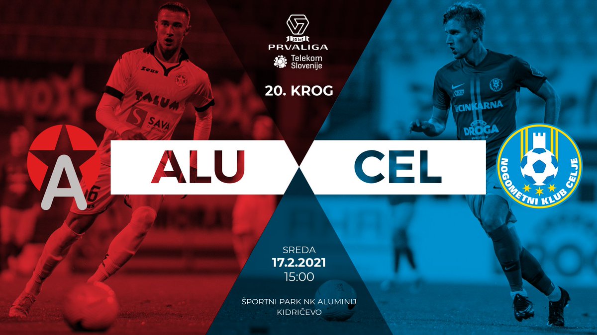 PrvaLigaSi's tweet photo. ⚽️ #ALUCEL
🐦 #PLTS
⏰ sreda, 15:00
📍 Športni park NK Aluminij
🎟 zaprto za javnost
📺 @PlanetTV 2
💻 https://t.co/P8JbqzRqid https://t.co/J58dEdN4cE