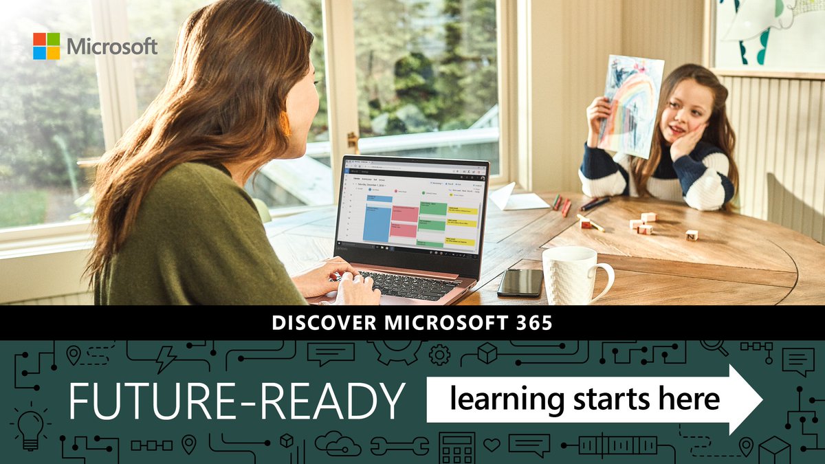 MicrosoftEDU's tweet photo. Just like technology is always changing, so are the skills your students need to succeed in the digital future. Start creating life-ready curriculum with Microsoft 365 resources for:

🗣️ Communication &amp; sharing
🤝 Accessibility tools
✨ And more!

https://t.co/c93U8G7CtV https://t.co/Z3U6Qe5H6h