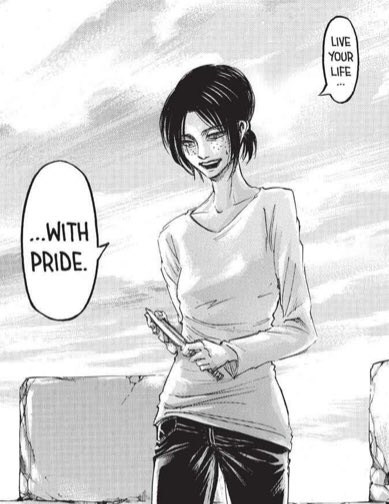 'Live your life w pride' 胸張って生きろよTo understand what it rlly means it's better to direct translate and see it from there, which is 'Live with your chest open'. I know it sounds weird and vague but here's a visual aid. FYI, it has little direct relation to the term PRIDE