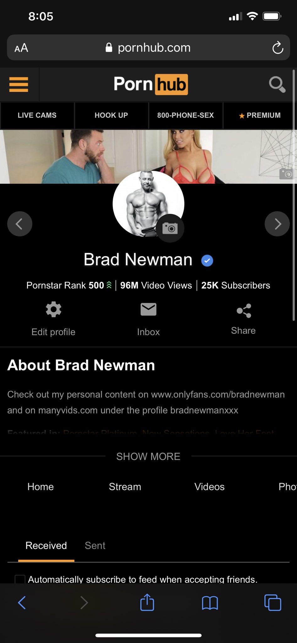 TW Pornstars - Brad Newman. Twitter. I just made the top 500 on @Pornhub  🥳🤹🏼‍♂️🎰🔮💕 Please search. 8:22 PM - 16 Feb 2021