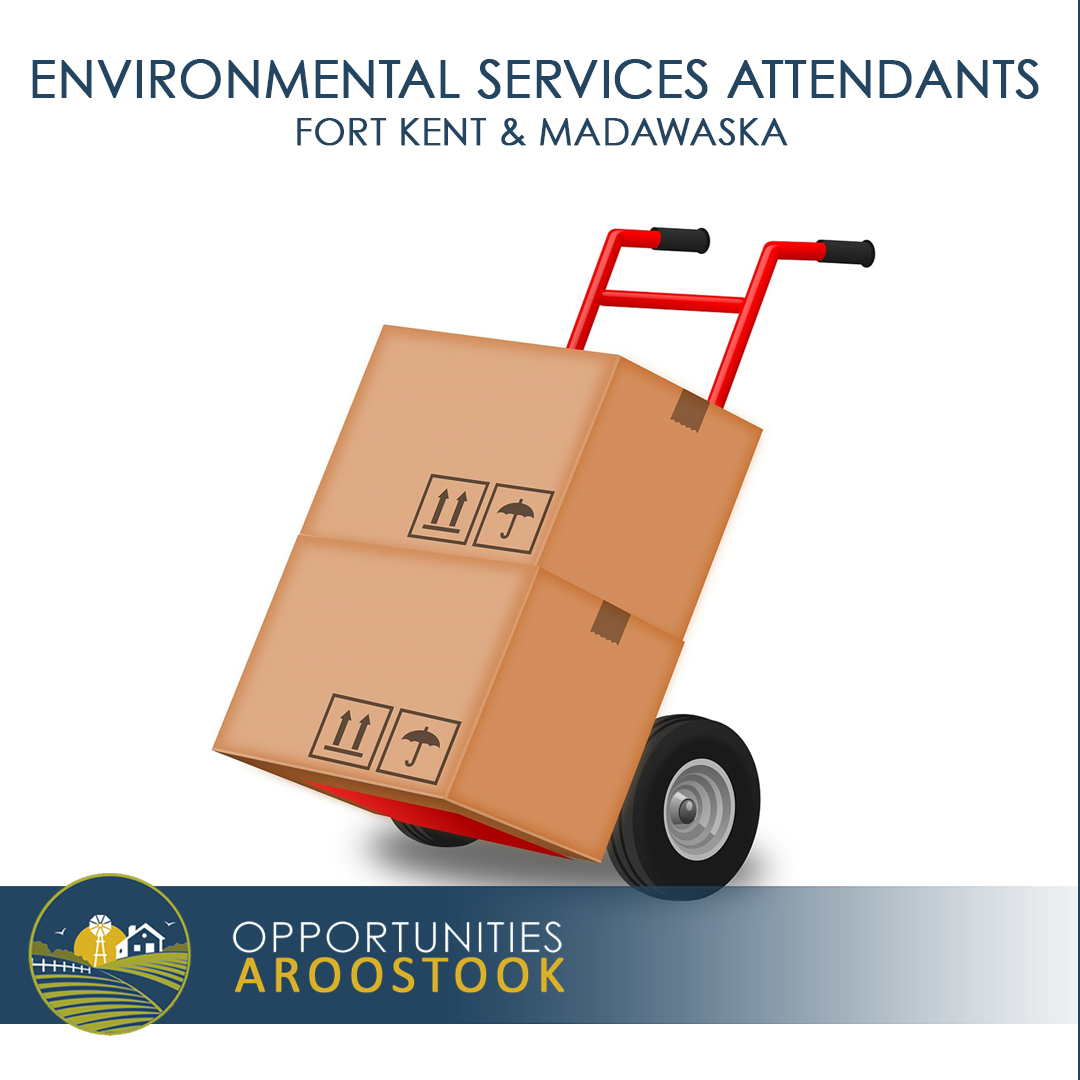OppAroostook's tweet photo. Northern Maine Medical Center (NMMC) is seeking Environmental Services Attendants to clean and service hospital buildings, move furniture and supplies and performs housekeeping duties. More info here: https://t.co/Fsiqgf2iSo #opparoostook https://t.co/GHZ4Pk6iSL