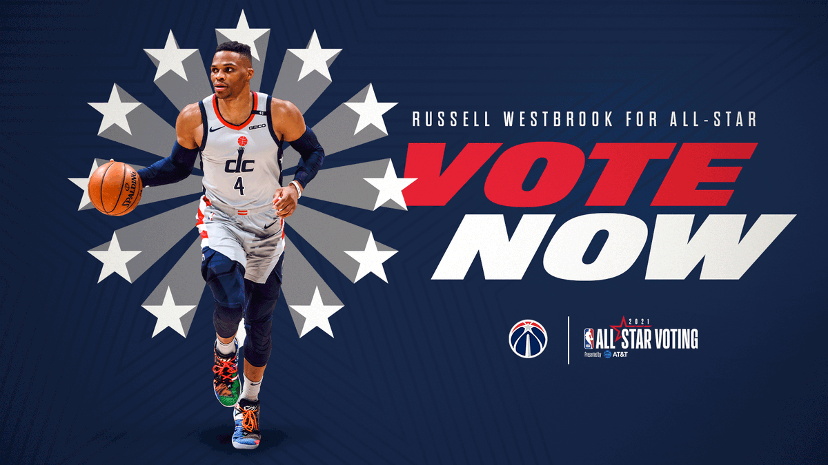 FINAL. DAY. TO. VOTE ‼️

(🗣 and its a 2-for-1 day)

So hit that RT button for <a href="/russwest44/">Russell Westbrook</a> #NBAAllStar 

#DCAboveAll