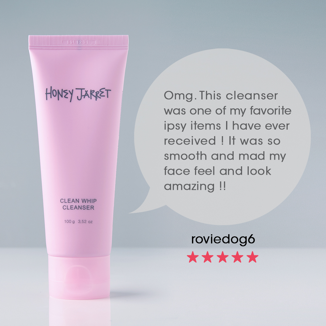 honey_jarret's tweet photo. Our Clean Whip Cleanser = A magic deep cleanser for your skin 💦
Check out the rave reviews from the Ipsters who love our cleanser!💕
 -
#honeyjarretbeauty #cleanbeauty #skincare #cleanser #deepclean #facialtime #refreshing #ipsyglambag https://t.co/KT4Idr6f9b