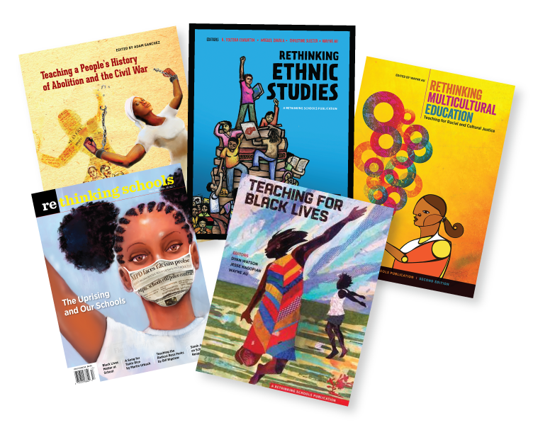 RethinkSchools's tweet photo. Resources for Black History Month 📚  Save 20% off all Rethinking Schools books and magazine subscriptions when you use code BLM21 through Feb. 28, 2021 at https://t.co/tcTprUD0r1 https://t.co/FuX6Yj2B1C