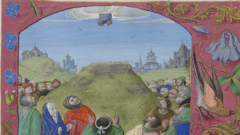 I don't know why this particularly depiction is so funny to me, but it is. (BL, MS Additional 18851, f. 228)
