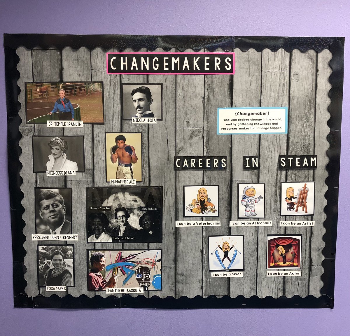 Changemakers!! This is by far my favorite unit that we do each year! Check out our STEAM Inquiry Board and some pretty important Changemakers in our history that we’ll be learning about. ❤️
#WilkinsonRising #STEAM #Changemakers #FirstGrade #BlackHistoryMonth