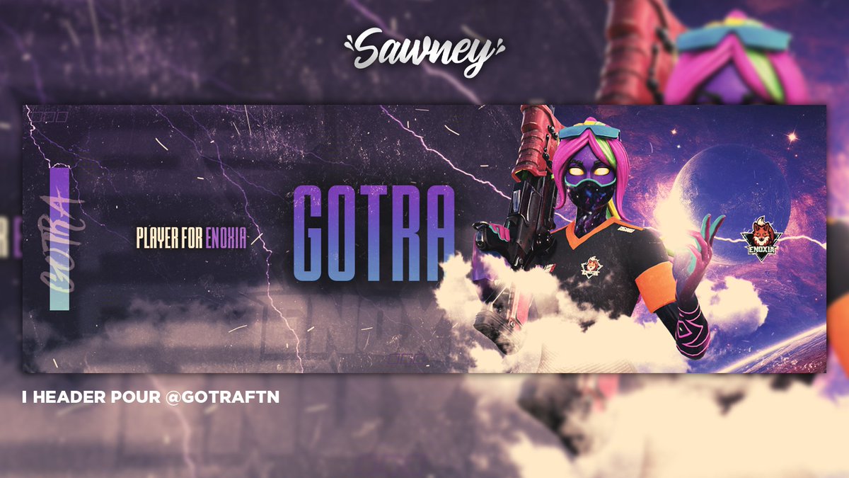 Sawneey's tweet photo. ๐๐๐ฐ ๐๐๐๐๐๐ซ ๐๐จ๐ซ @GotraFTN โจ
C'est avec le skin Galaxia que Gotra remet ร jour son profil avec ce nouveau header ๐
๐ RT & โค๏ธLike apprรฉciรฉs
#CreateWithSawney ๐จ https://t.co/asviGQKRje