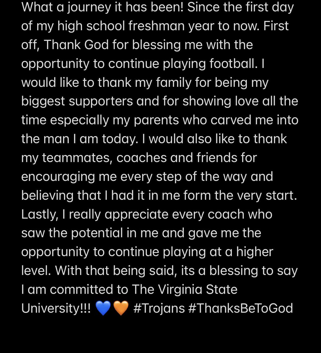Malikfromda876's tweet photo. Committed ‼️ @reggiebarlow @coachwatdawg @Coach_Watson72 @VSU_Football @Hickory_RidgeFB https://t.co/7TSJloJDIf