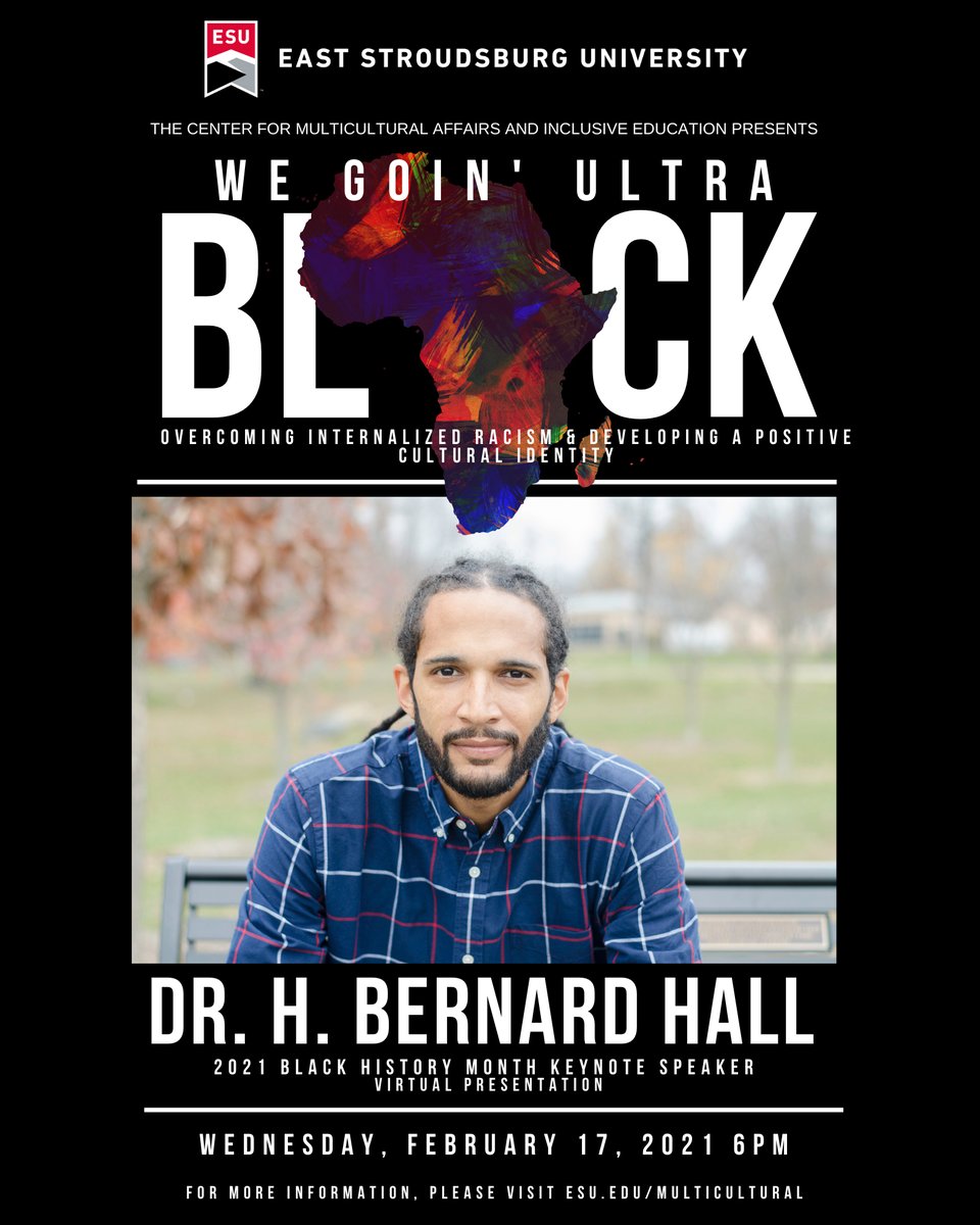 ESUniversity's tweet image. Don&apos;t forget! ESU&apos;s Black History Month keynote address will take place tomorrow @ 6 p.m. quantum.esu.edu/insider/esu-an…