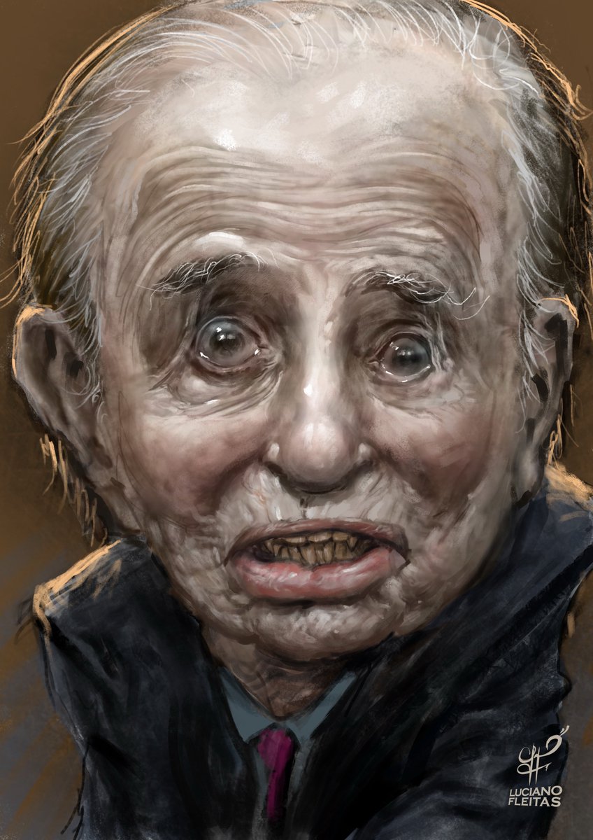 Bien muerto. 
Murió impune. Pero me reconforta pensar que en esos ojos muertos y gelatinosos, en sus ultimos años, había terror.
#turco #menem