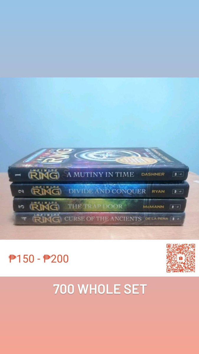 chknprmjn's tweet image. #JamesDashner books
-The Eye of Minds
-13th Reality Series
-Infinity Ring
(take all for 1.5k)

#DashnerArmy #DashnerArmyPH