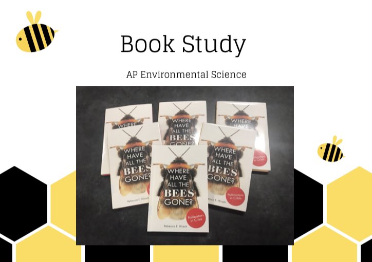 fantastic_fugle's tweet photo. I am tickled w/ excitement at the addition of this awesome book for my #environmentalscience class, curtesy of our awesome @ReadsWest MsCrowell! @CabarrusWest Ss will be doing a #bookstudy to find out #wherehaveallthebeesgone & impact of humans! #apes #literacy #beyondtheexam 🐝 https://t.co/BazLH8oQrP