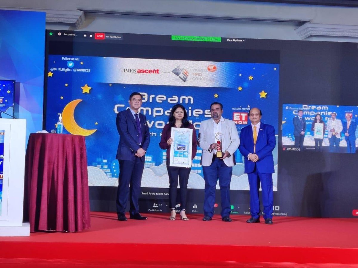 ConcentrixIND's tweet photo. @ConcentrixIND wins ‘Best Corporate Social Responsibility Practices award’ at World HRD Congress. Congratulations to our staff, volunteers and NGO partners for their partnership to drive impact-oriented outcomes in the society. 💫🙌 #ConcentrixForGood #ConcentrixCares https://t.co/iFYZWYmfo6