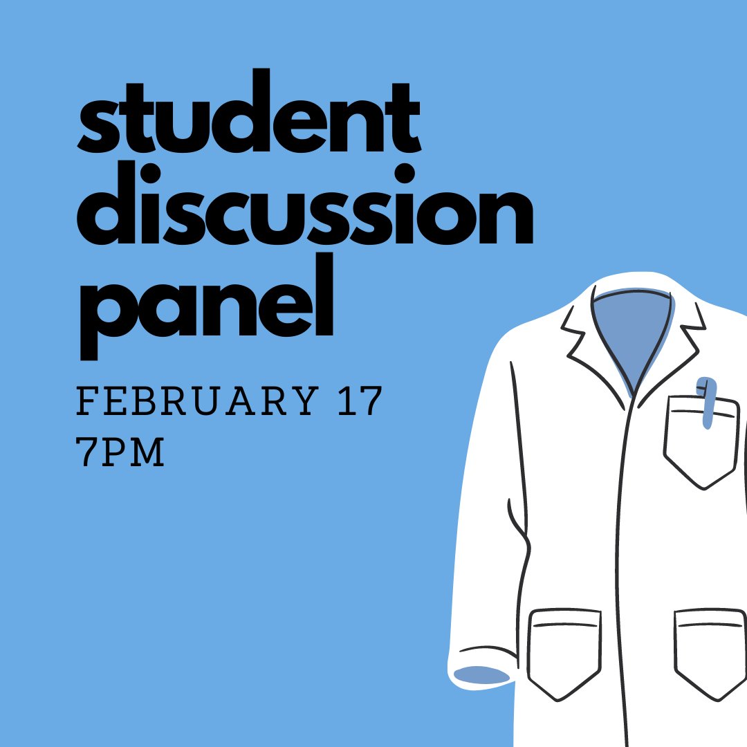 We still have room in tomorrow's student discussion panel Q&amp;A session. Have questions about life at GUSOM? Join us tomorrow night! Link in bio.