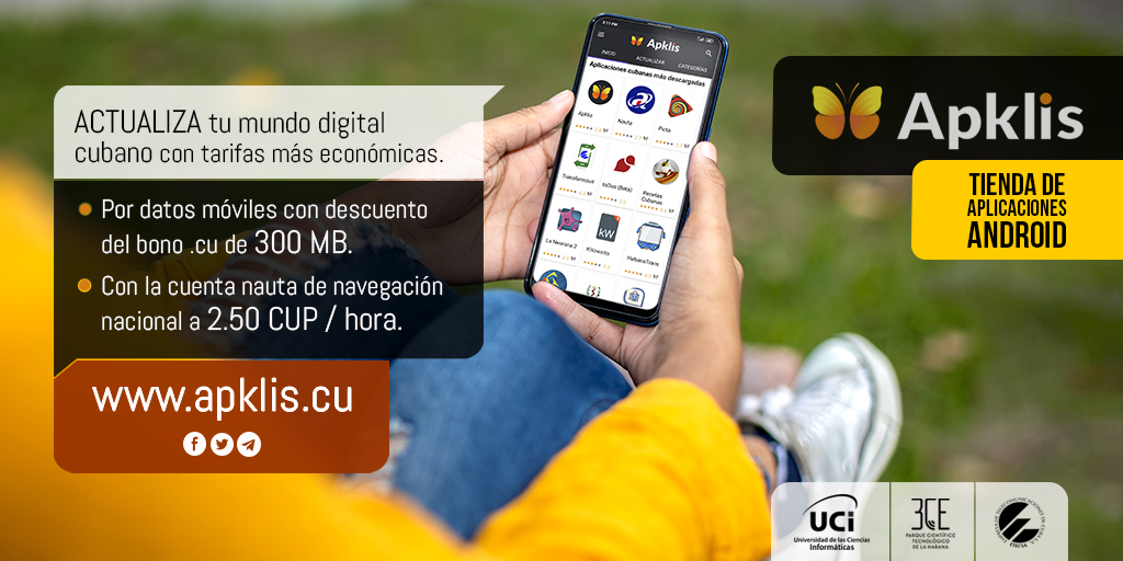 jovenclubPinar's tweet image. ➡️Actualiza tus aplicaciones favoritas 😍 en #APKlis y disfruta de tarifas más económicas.
👉 apklis.cu