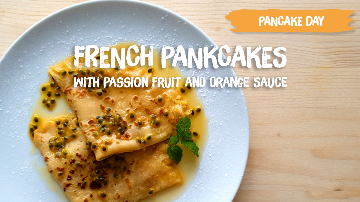 Feast up this Pancake Day with this fruity, delicious recipe! #pancakeday bit.ly/3ppPqlM 🥞🍊

#pancakes #pancakeday #passionfruit #recipe #recipes #desert #plantbasedrecipes #foodie #chefsofinstagram #lovemetender #explorelovemetender