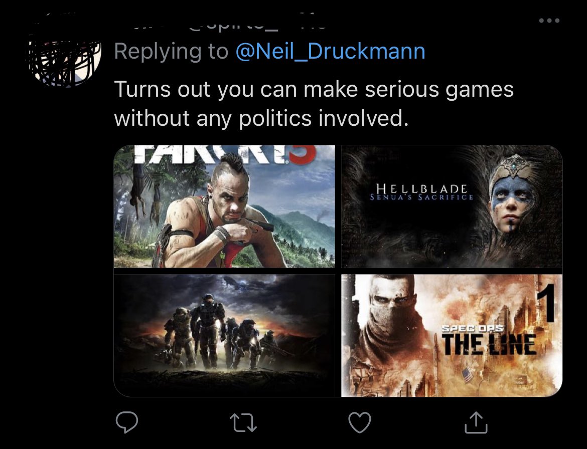 Neil Druckmann on X: But those are *sigh* I yield. You win.   / X