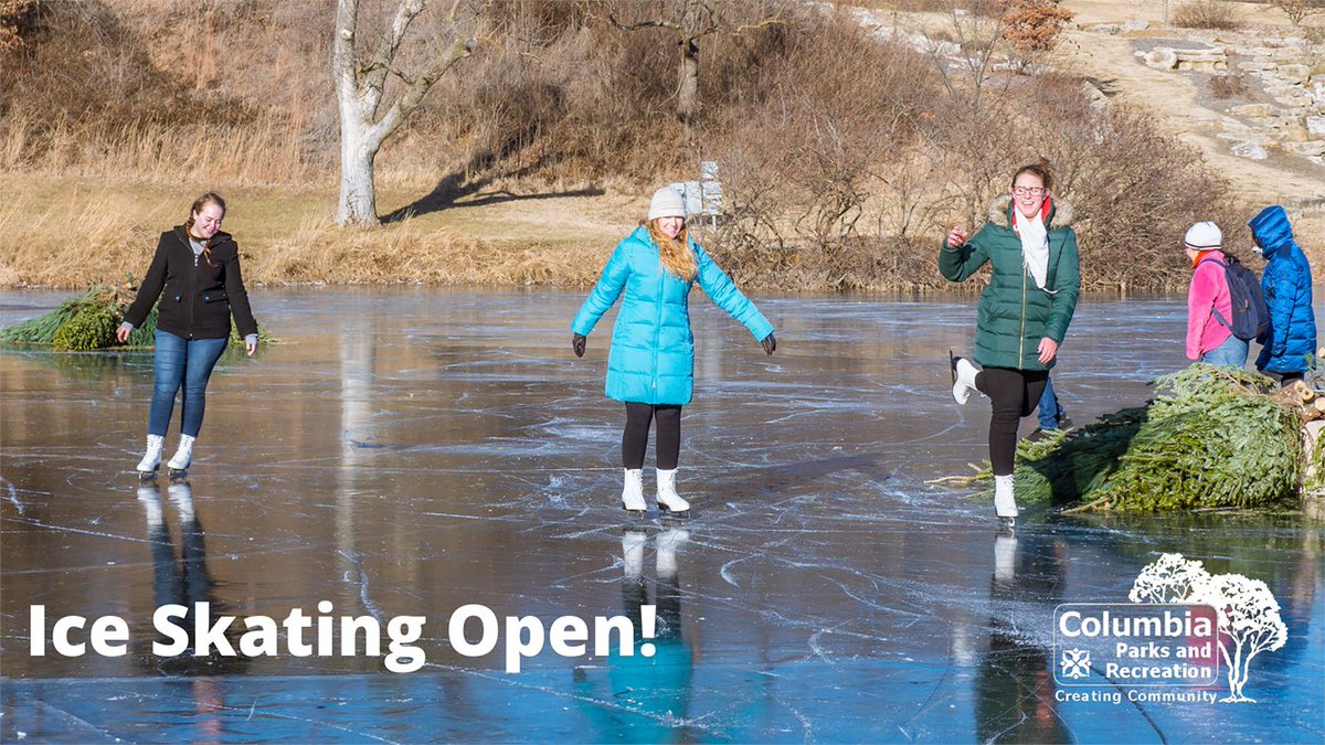 Stephens Lake Park is open for ice skating! Our crew measured this morning and we've finally hit the 4 inch ice depth that we needed to open safely. Please dress warmly and use extreme caution when on the ice. ow.ly/24FP50DBJrP