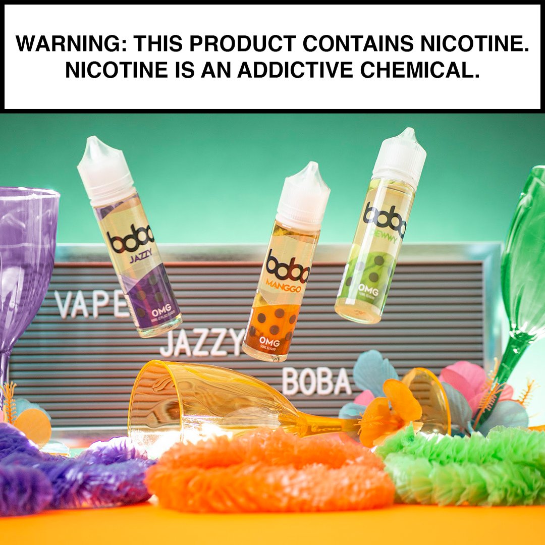 Pull out the color, wear some beads and get JAZZY! It's Mardi Gras 💜 

Choose from 3 @jazzyboba flavors:

Jazzy Boba - Jasmine Boba Milk Tea
Dewwy Boba - Honeydew Boba Milk Tea
Manggo Boba - Mango Boba Milk Tea

SHOP NOW at saveurvape.com (link in bio)