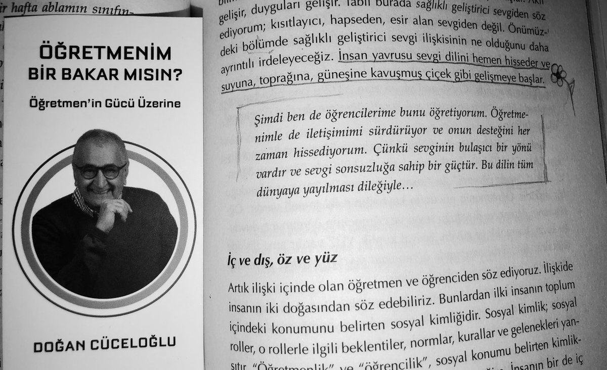 ...sevginin bulaşıcı bir yönü vardır ve sevgi sonsuzluğa sahip bir güçtür. 
#DoğanCuceloğlu 
Eserlerin yolumuza hep ışık tutacak. Rahmetle ve saygıyla. 🖤