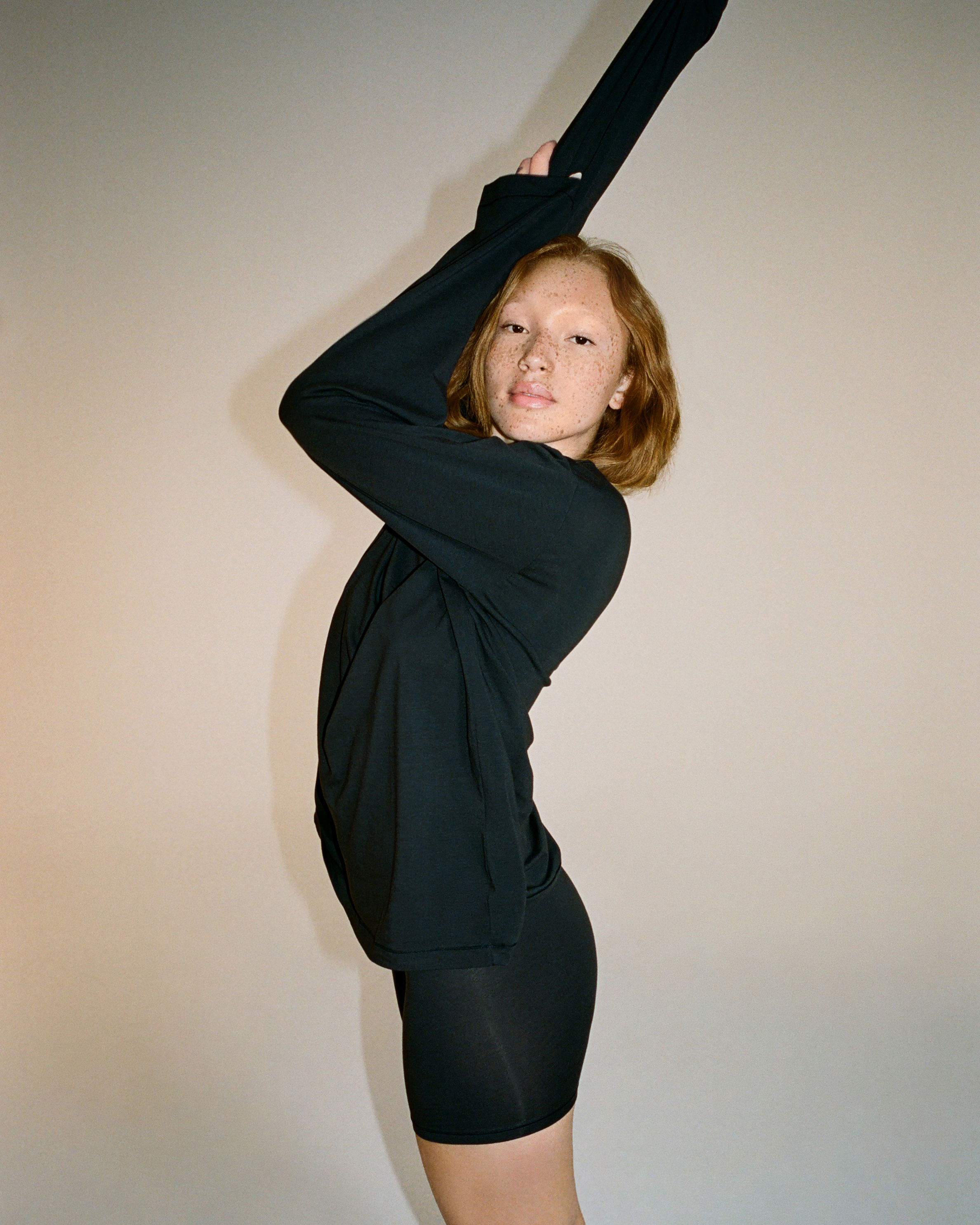 SKIMS on X: The Boyfriend Long Sleeve T-Shirt and Boxer in Onyx —  restocking tomorrow, February 17 in sizes XXS - 4X. Join the waitlist for  early access to shop:   /