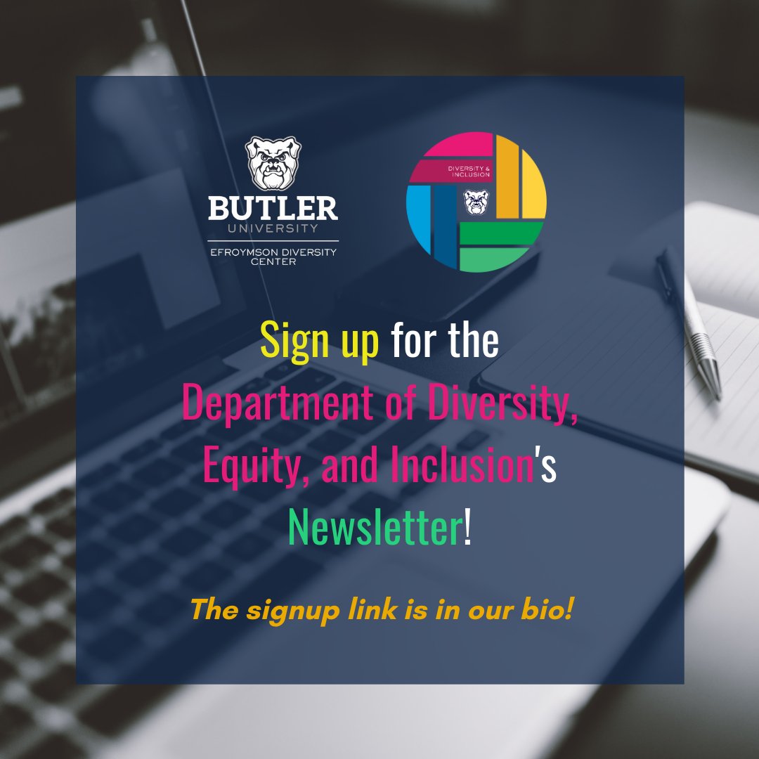 ButlerDiversity's tweet image. Sign up for our newsletter! eepurl.com/gCj4vL