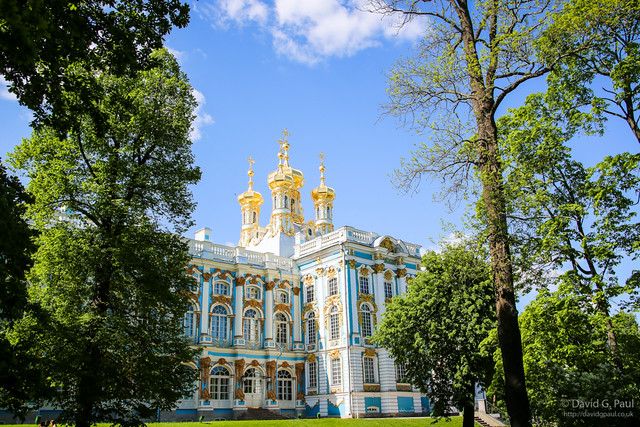 Then it was a trip to the Tsar’s village, aka Pushkin, to see the Summer Palace. As it was burnt out during World War 2, what we see now is a reconstruction based on very detailed plans.