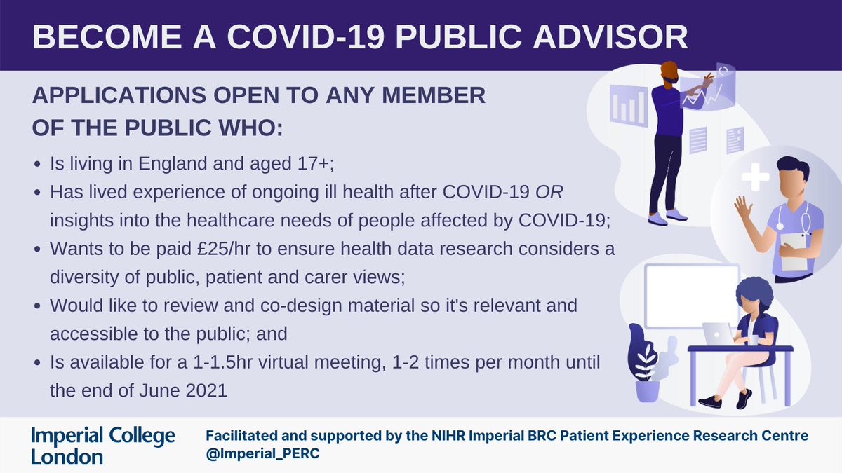 Imperial_PERC's tweet image. Could your experience of #COVID19 inform what we learn from the #REACTstudy @imperialcollege? 
If you're interested by the below role, find out more and apply by 5pm Mon 22 Feb @VOICE__Global ➡️tinyurl.com/5a6cb3nm