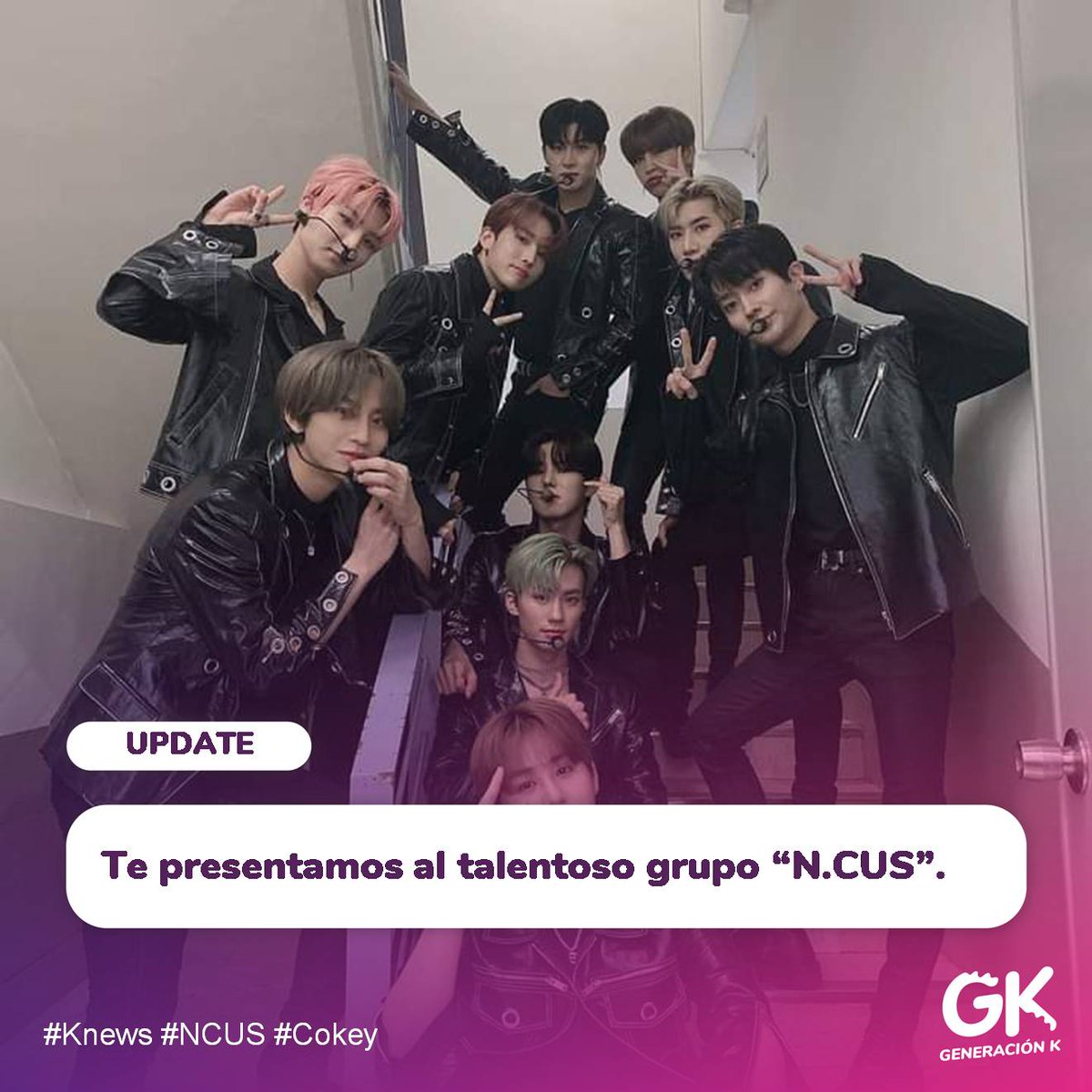 kpopradiopy's tweet image. Notifandom  GK 📲

N.CUS, el talentoso grupo que debes conocer 👑

📍Nombre del fandom: Cu:key 🍪.

📍Fecha de debut: 27 de agosto del 2019.

📍Empresa: Kyuri  Entertainment.